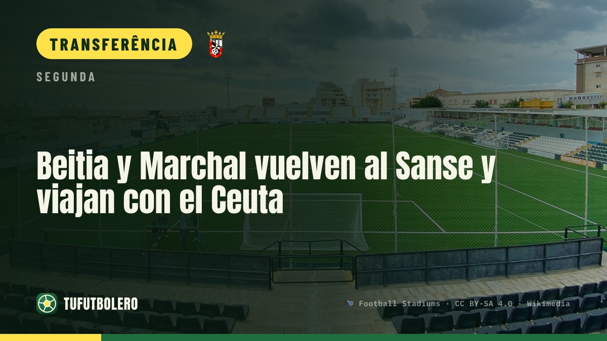 Beitia e Marchal regressam ao Sanse e jogam em Ceuta