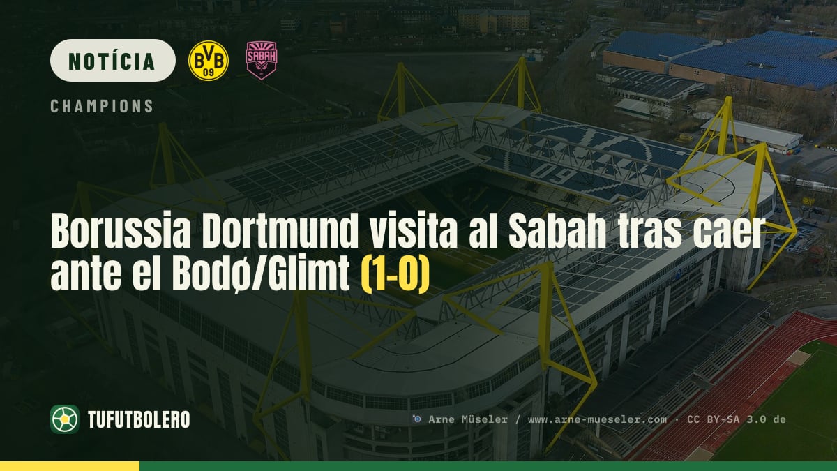 Borussia Dortmund visita o Sabah em Baku após derrota para o Bodø/Glimt (1-0)