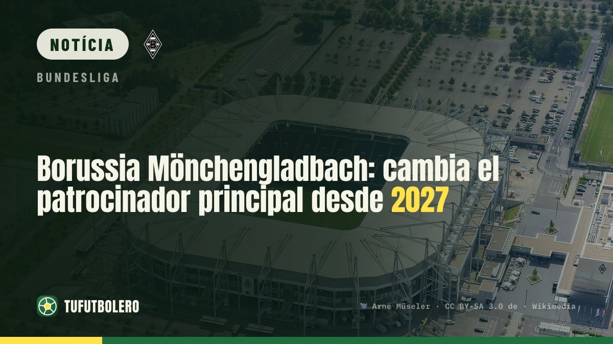 Borussia Mönchengladbach precisa de novo patrocinador a partir de 2027