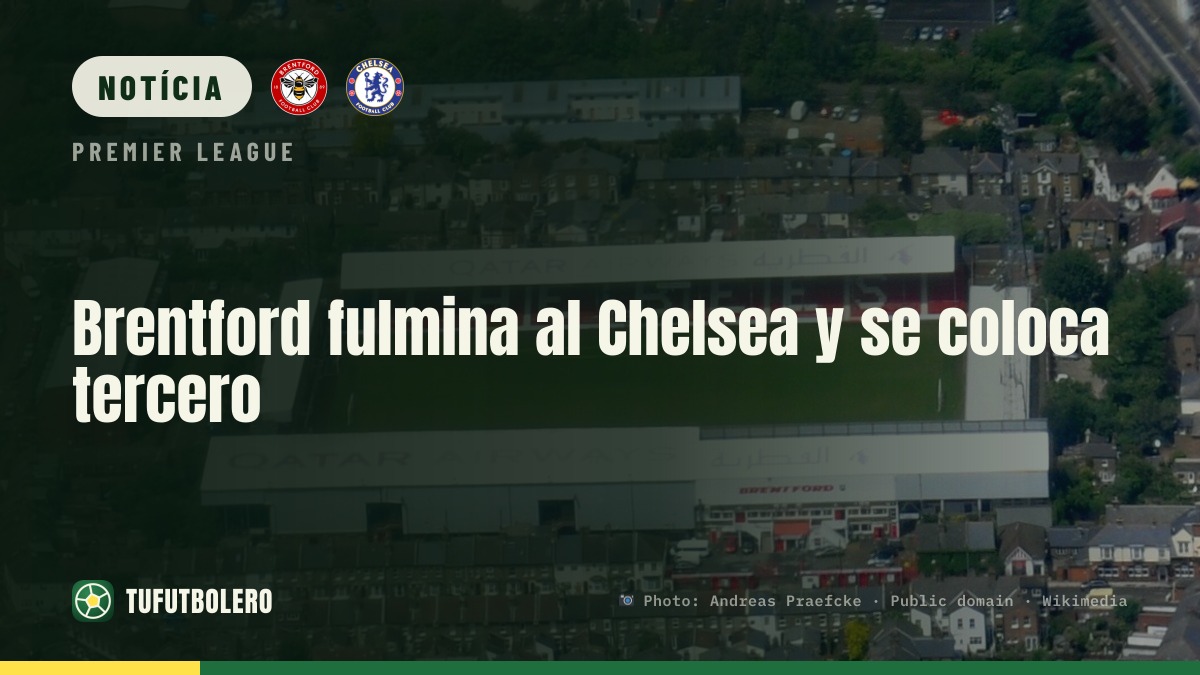 Brentford goleia o Chelsea e sobe ao terceiro lugar