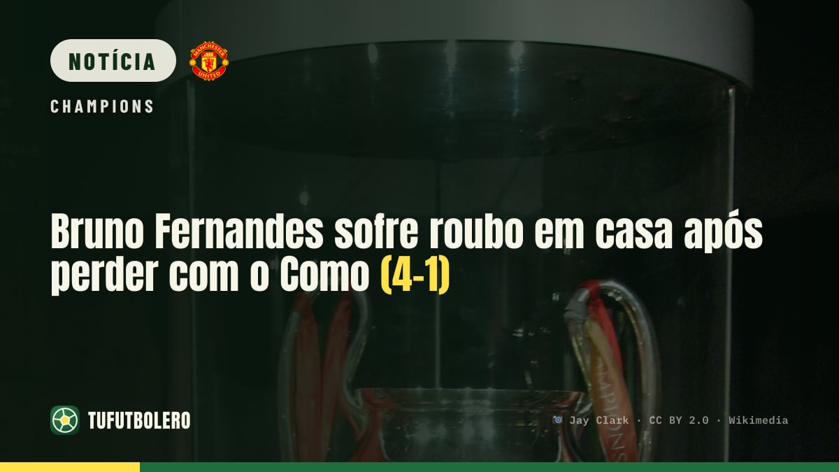 Bruno Fernandes sofre roubo em casa após perder com o Como (4-1)