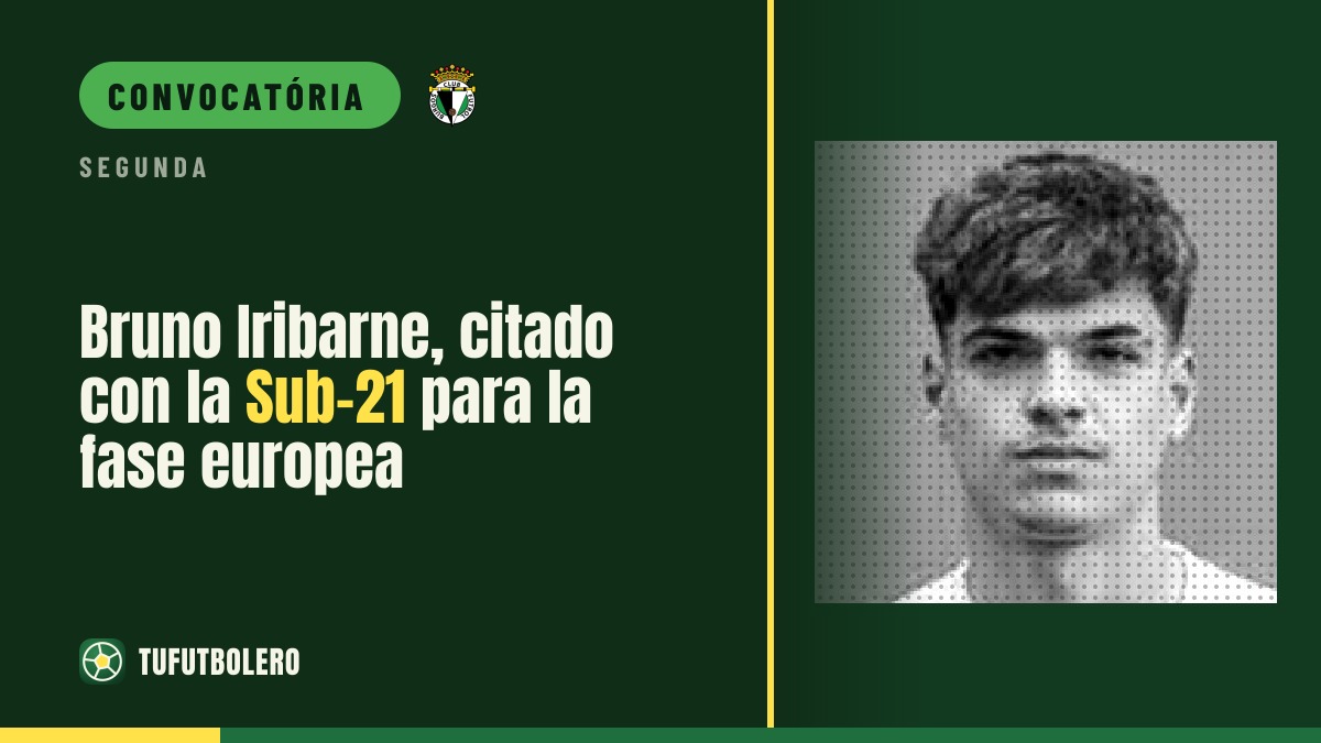 Bruno Iribarne convocado para a Sub-21 nas eliminatórias europeias