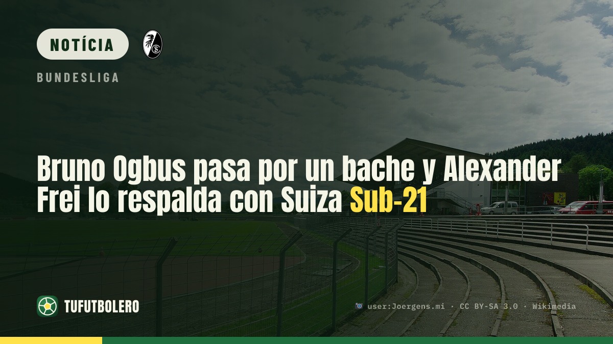 Bruno Ogbus vive um travão na carreira e Alexander Frei o apoia na Sub-21 da Suíça