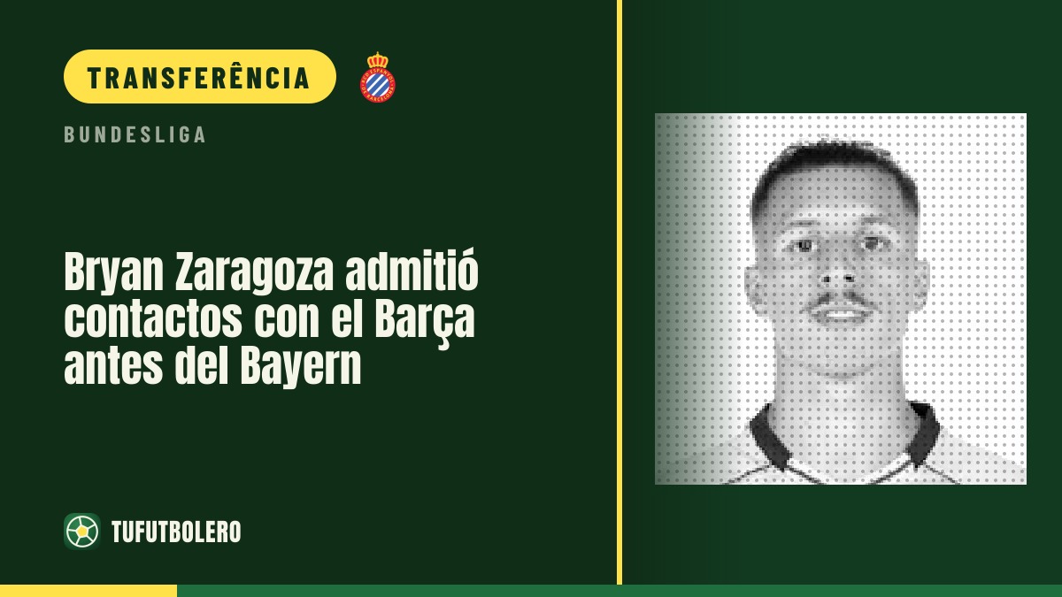 Bryan Zaragoza admite contactos com o Barcelona antes do Bayern