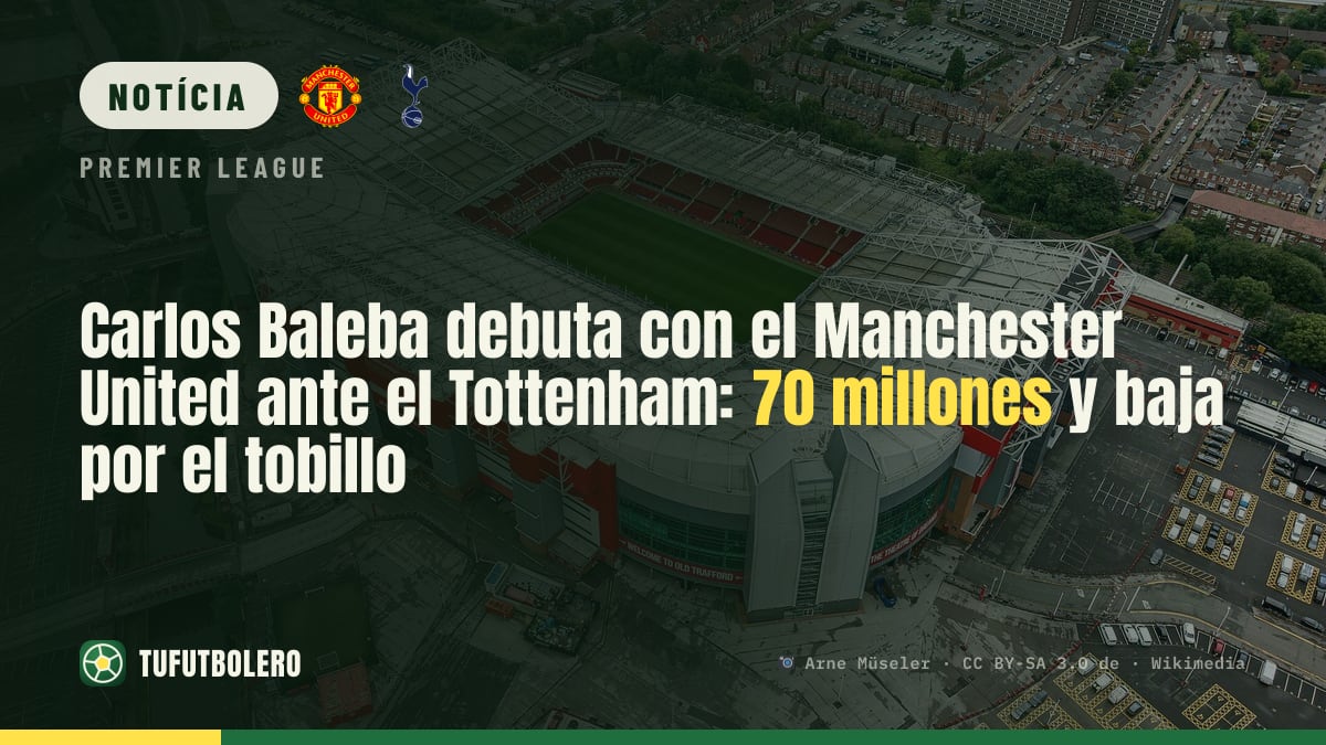 Carlos Baleba pode estrear no Manchester United vs Tottenham: 70 milhões e tornozelo