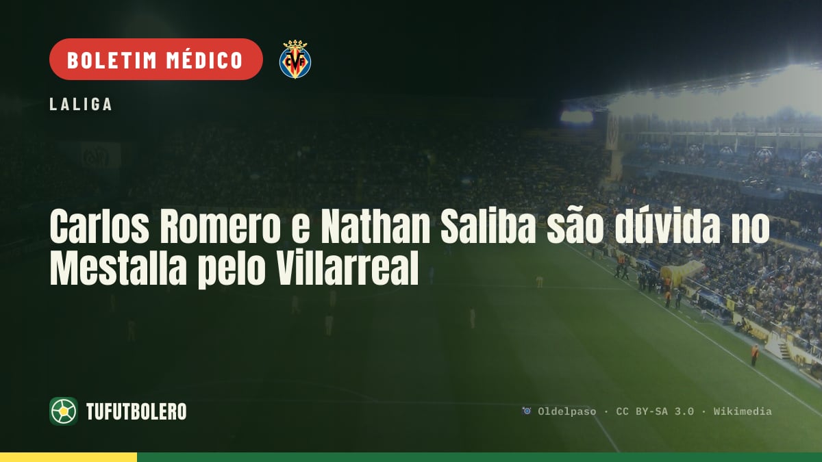 Carlos Romero e Nathan Saliba são dúvida no Mestalla pelo Villarreal