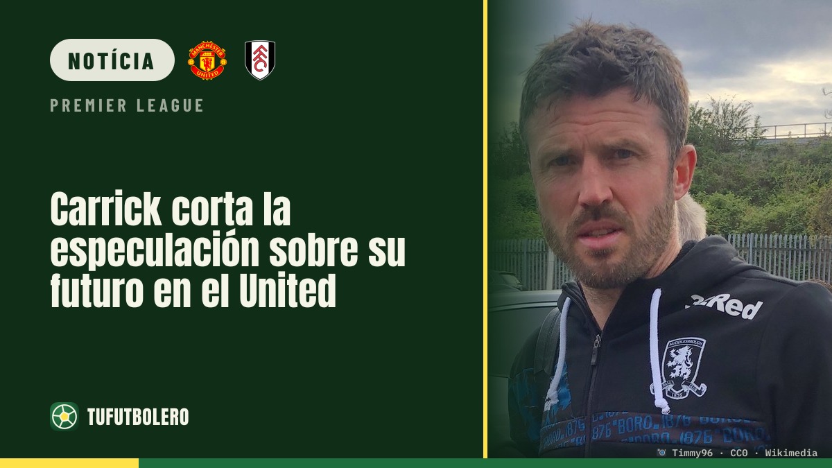 Carrick afasta rumores sobre o seu futuro no United