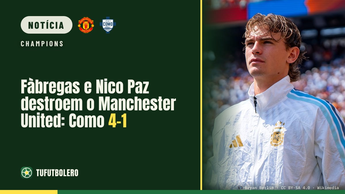 Fàbregas e Nico Paz destroem o Manchester United: Como 4-1
