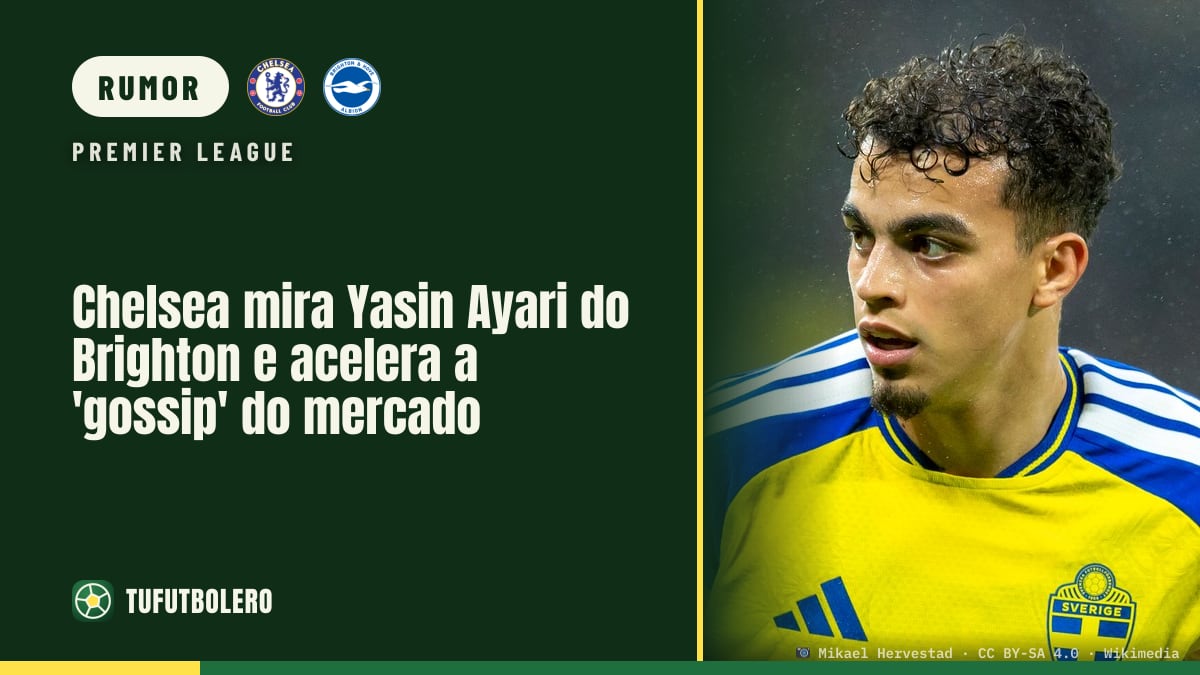 Chelsea mira Yasin Ayari do Brighton e acelera a 'gossip' do mercado