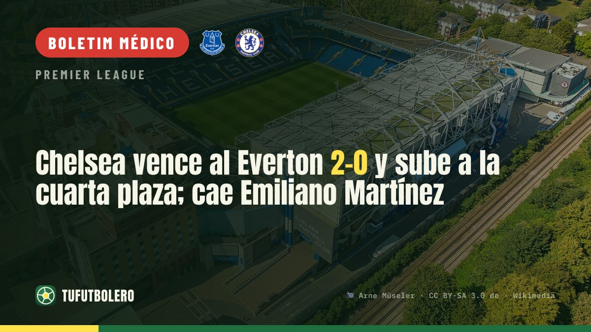 Chelsea vence o Everton por 2-0 e sobe provisoriamente ao 4º lugar; Emiliano Martínez cai