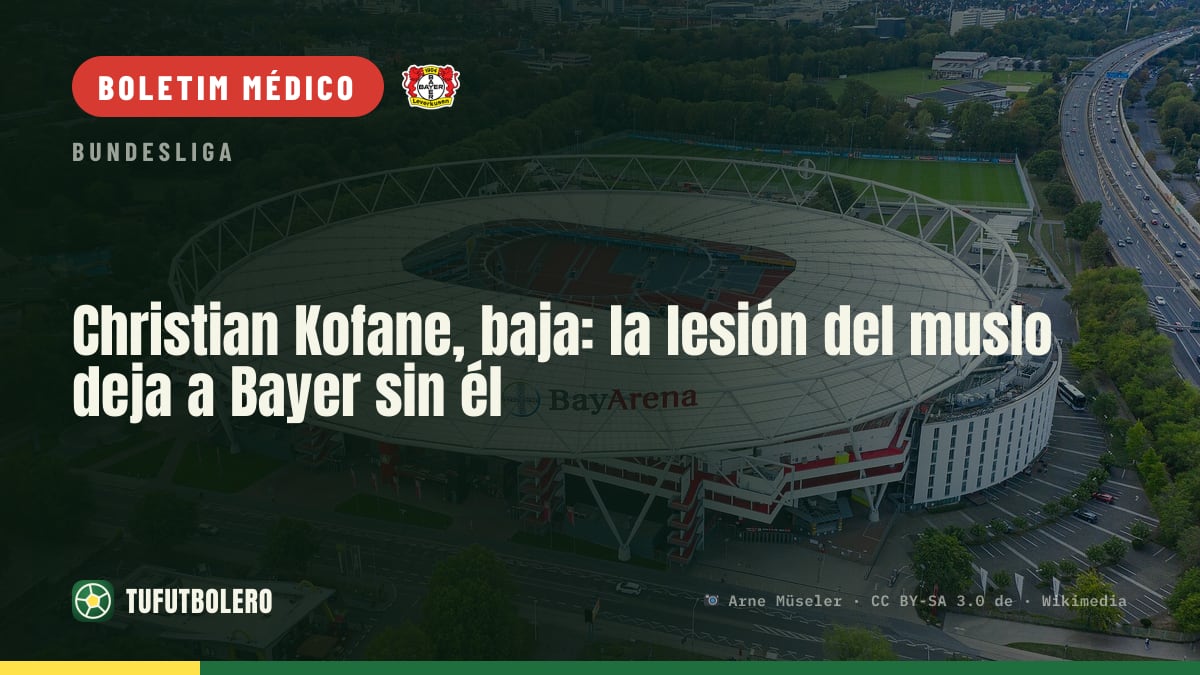 Christian Kofane fica fora por semanas: lesão na coxa no Bayer
