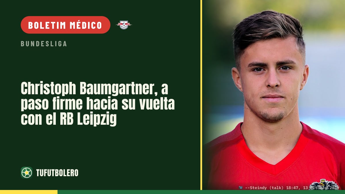 Christoph Baumgartner acelera o retorno ao campo com o RB Leipzig