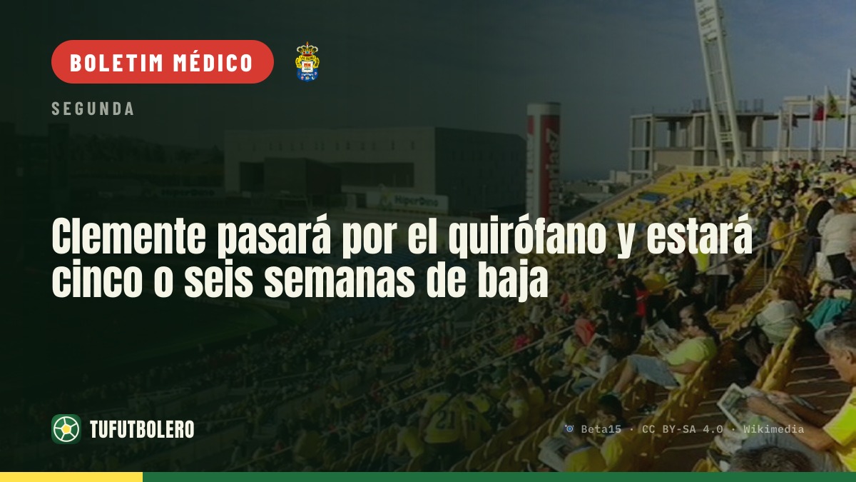 Clemente vai operar e fica fora cinco a seis semanas