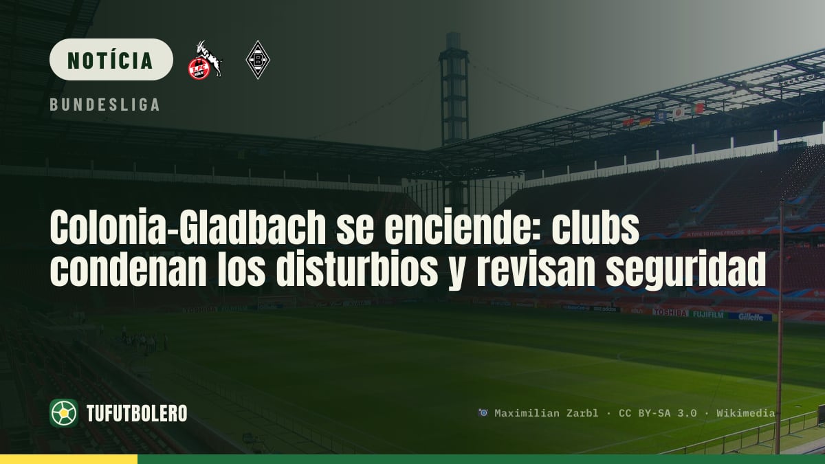 Colônia-Gladbach pega fogo: clubes condenam incidentes e revisam segurança