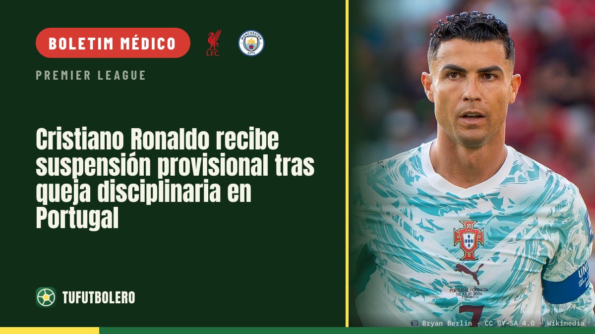 Cristiano Ronaldo suspenso provisoriamente após processo disciplinar em Portugal