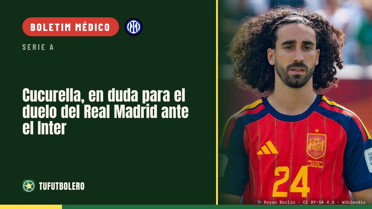 Cucurella, dúvida para o duelo do Real Madrid com a Inter