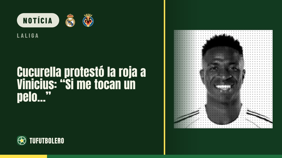 Cucurella protestou a expulsão de Vinícius: “Se me tocarem… vermelha”