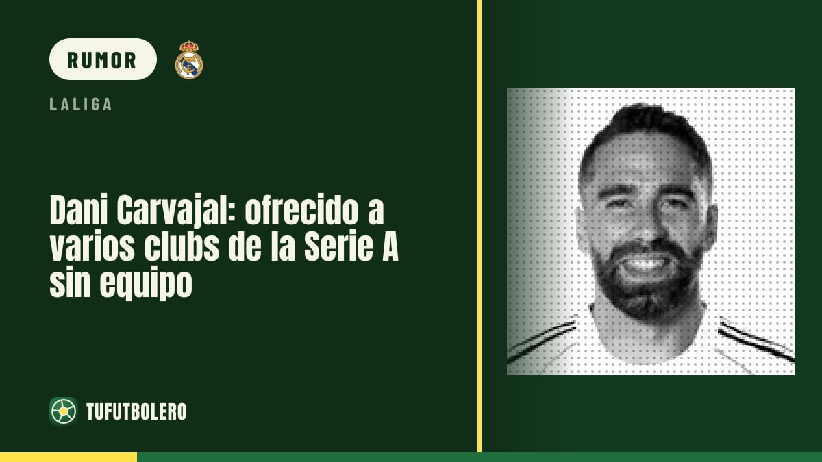 Dani Carvajal: oferecido a vários clubes da Serie A e ainda sem clube