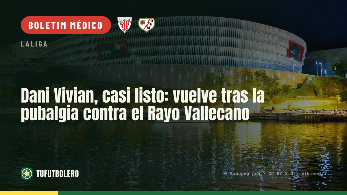 Dani Vivian perto do retorno: volta após pubalgia contra o Rayo Vallecano