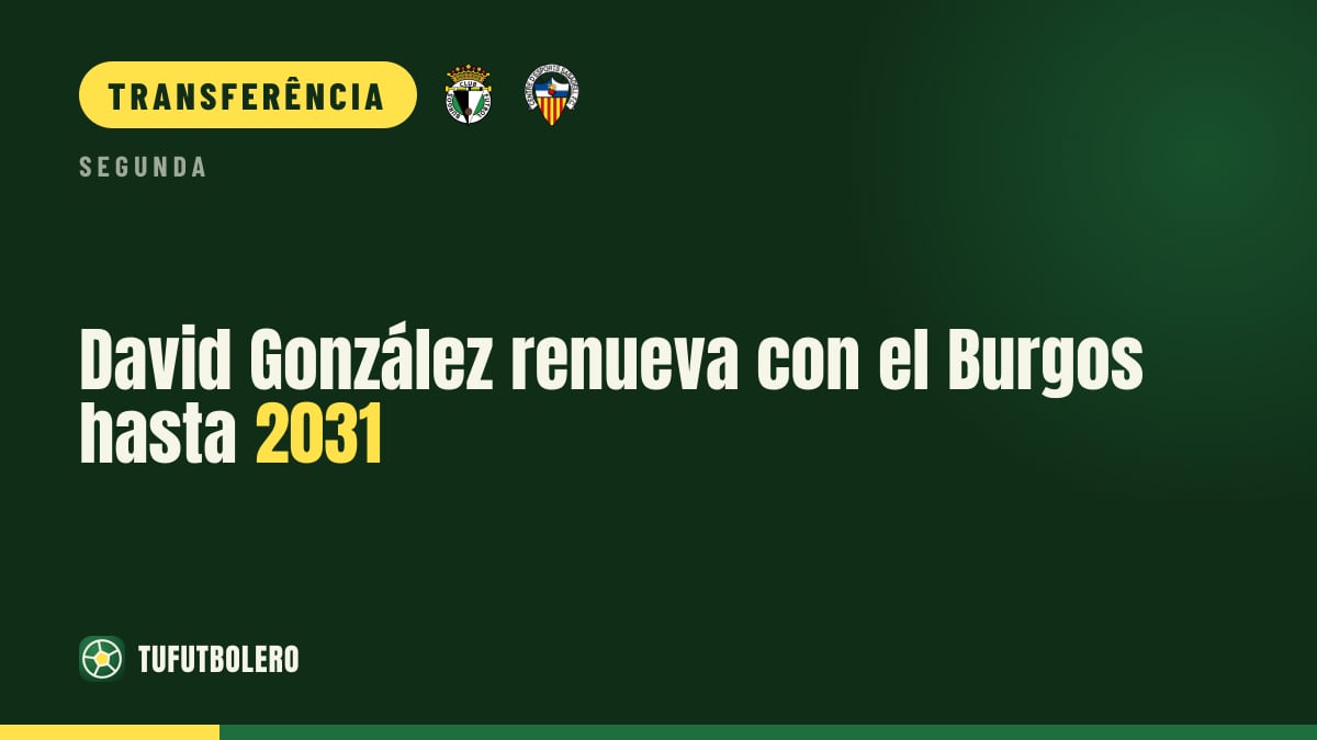 David González renova com o Burgos até 2031