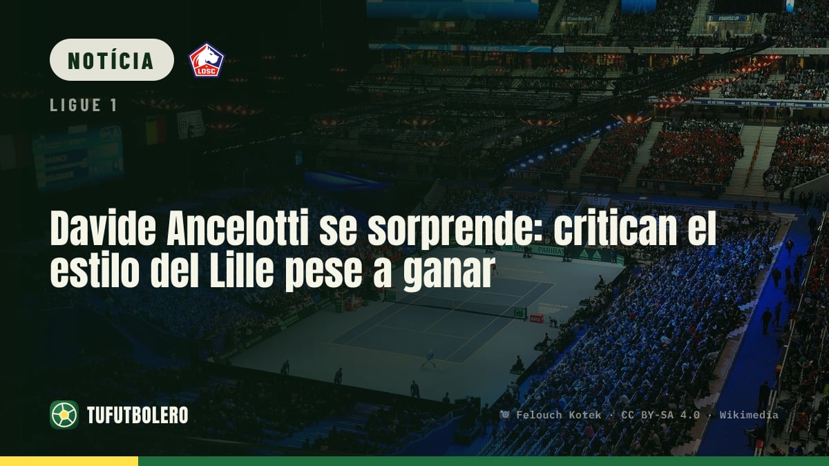 Davide Ancelotti estranha críticas ao estilo do Lille, mesmo vencendo