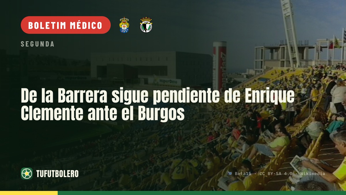 De la Barrera ainda tem dúvidas sobre Enrique Clemente vs Burgos