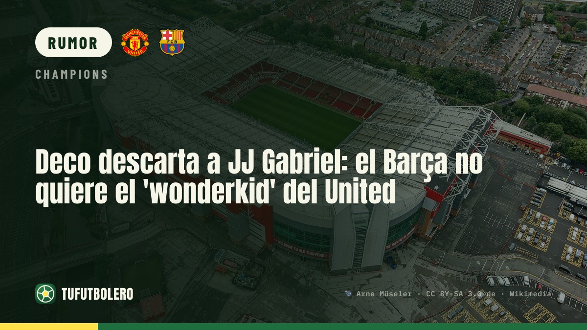 Deco descarta JJ Gabriel: o Barcelona não quer a joia do United