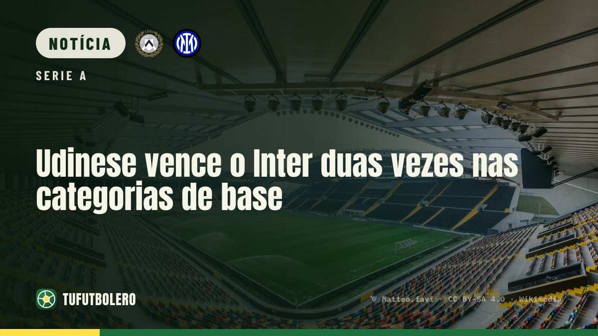 Udinese vence o Inter duas vezes nas categorias de base