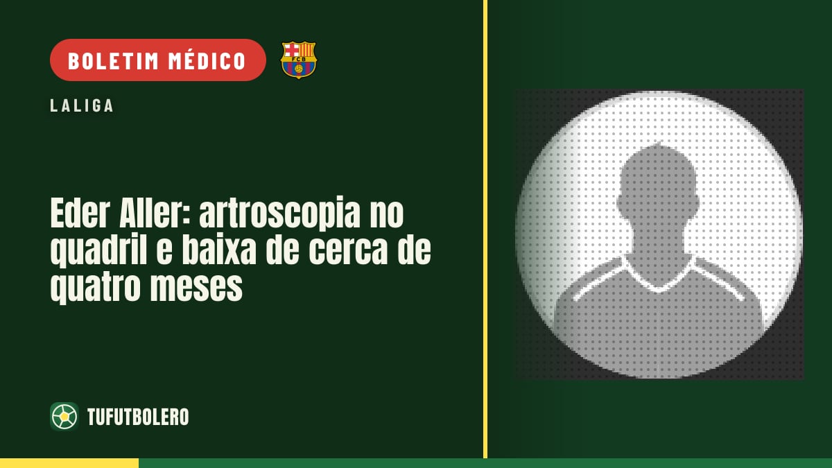 Eder Aller: artroscopia no quadril e baixa de cerca de quatro meses