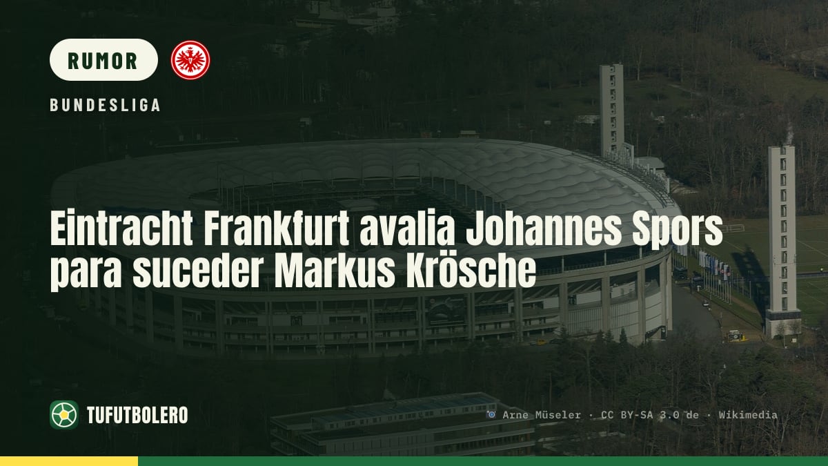 Eintracht Frankfurt avalia Johannes Spors para suceder Markus Krösche