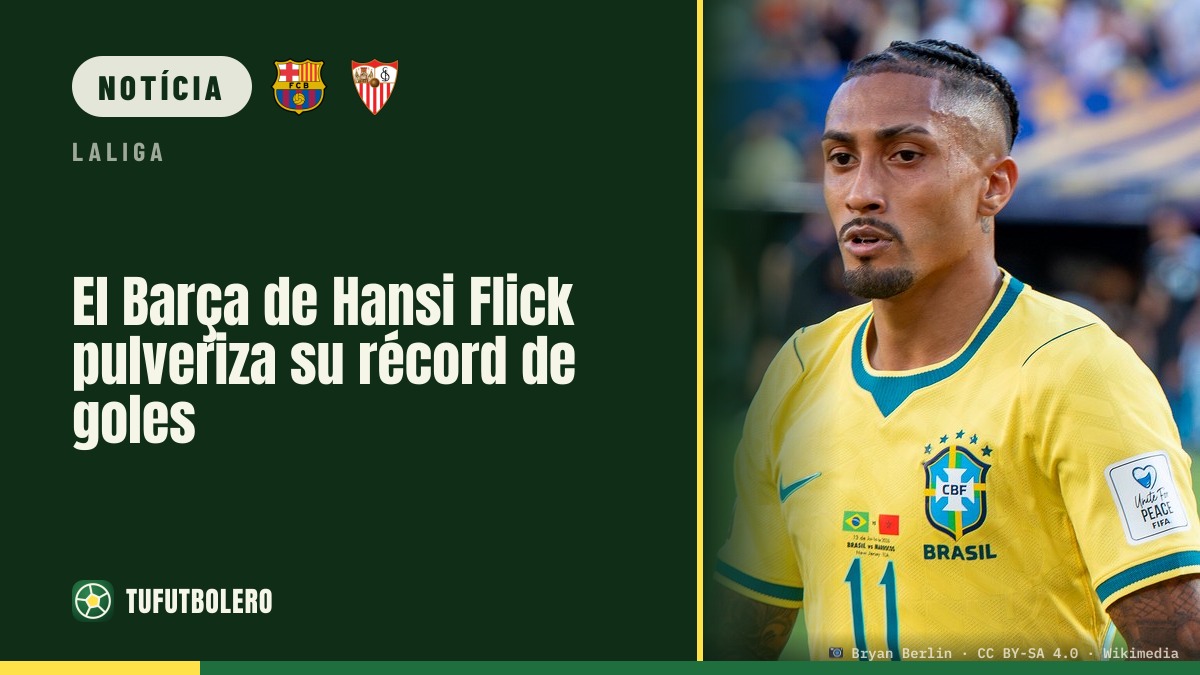 Barça de Hansi Flick quebra recorde de golos