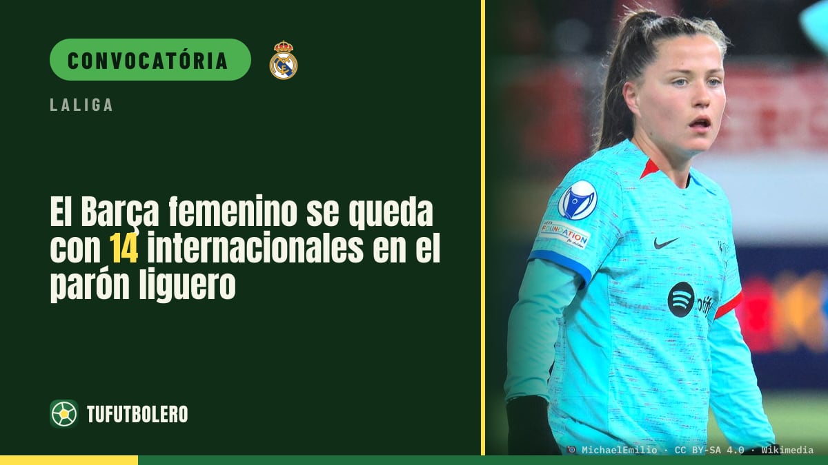 O Barça feminino vai para a pausa da Liga com 14 internacionais