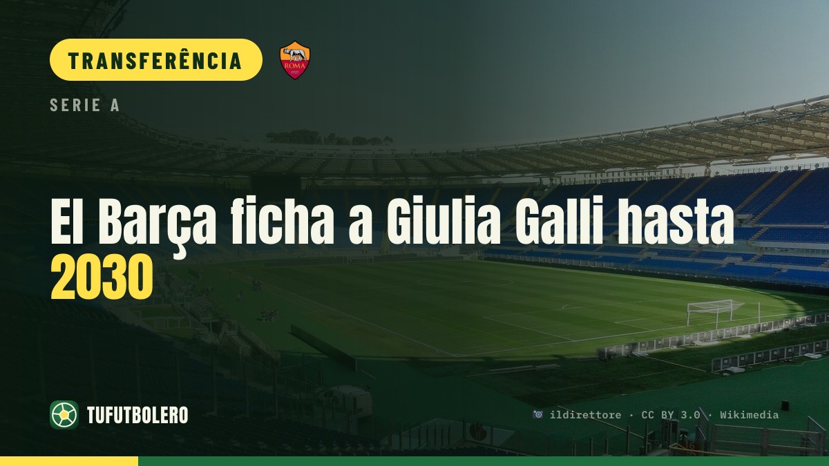 O Barça contrata Giulia Galli até 2030