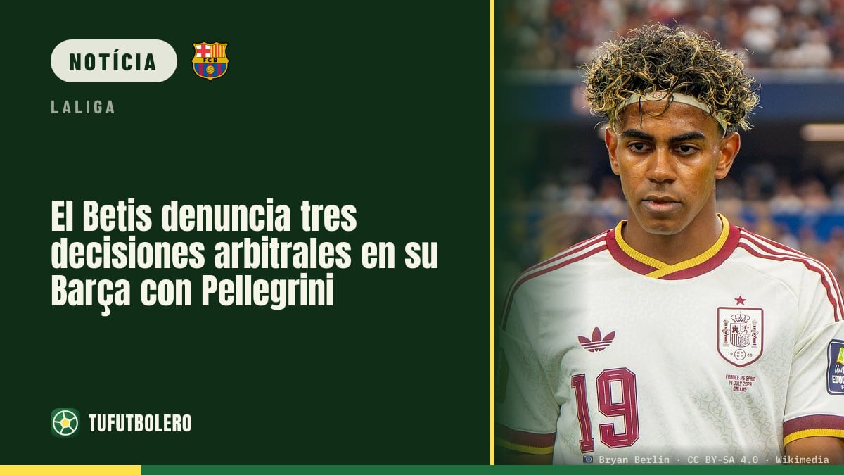 Betis contesta decisões-chave da arbitragem contra o Barça