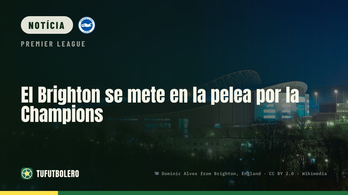 Brighton surge como novo candidato à Champions