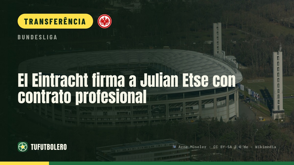 Eintracht premia Julian Etse com contrato profissional