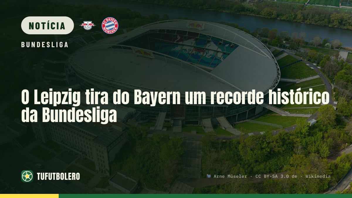 O Leipzig tira do Bayern um recorde histórico da Bundesliga