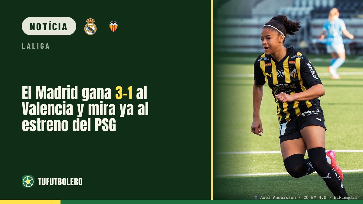 O Madrid vence o Valência por 3-1 e já pensa no PSG