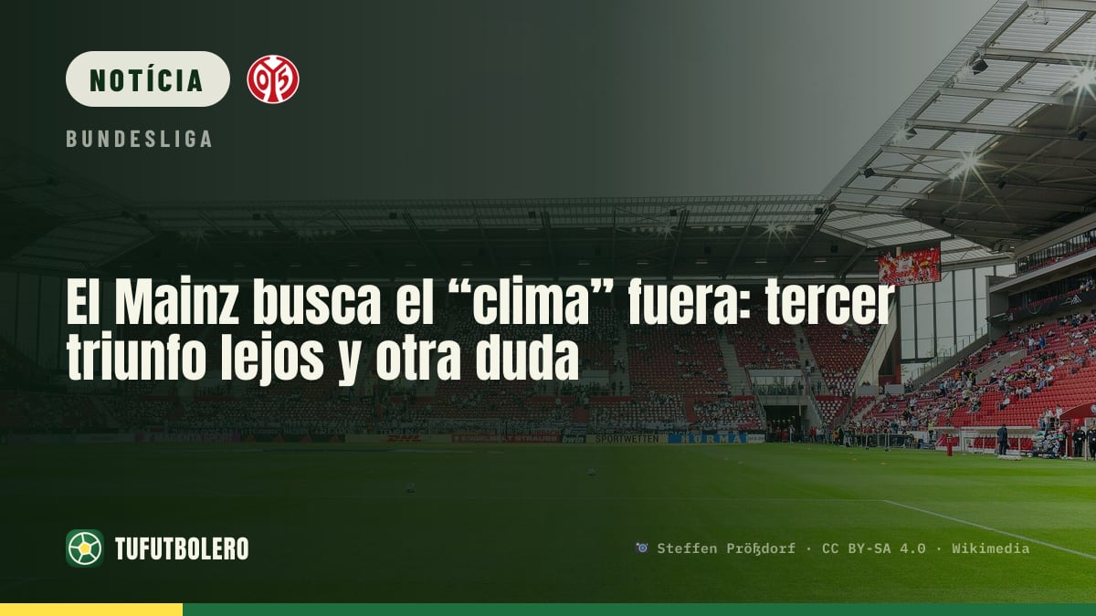 O Mainz tenta repetir o “jeito fora”: terceiro triunfo em três jogos