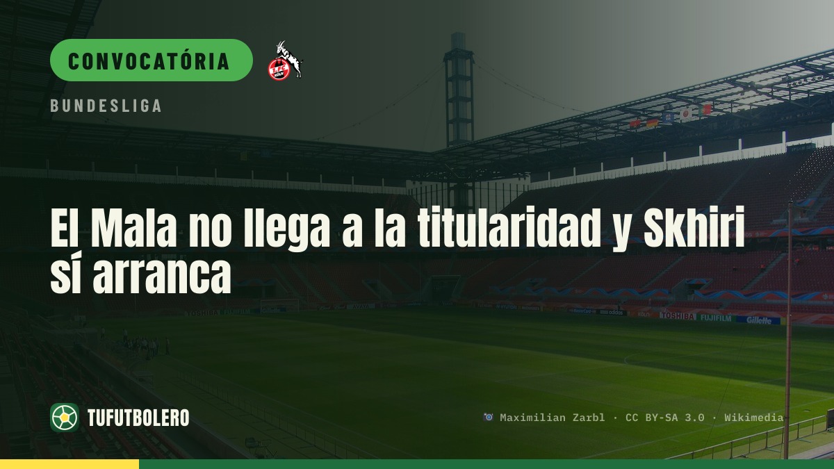 El Mala não chega ao onze inicial e Skhiri começa