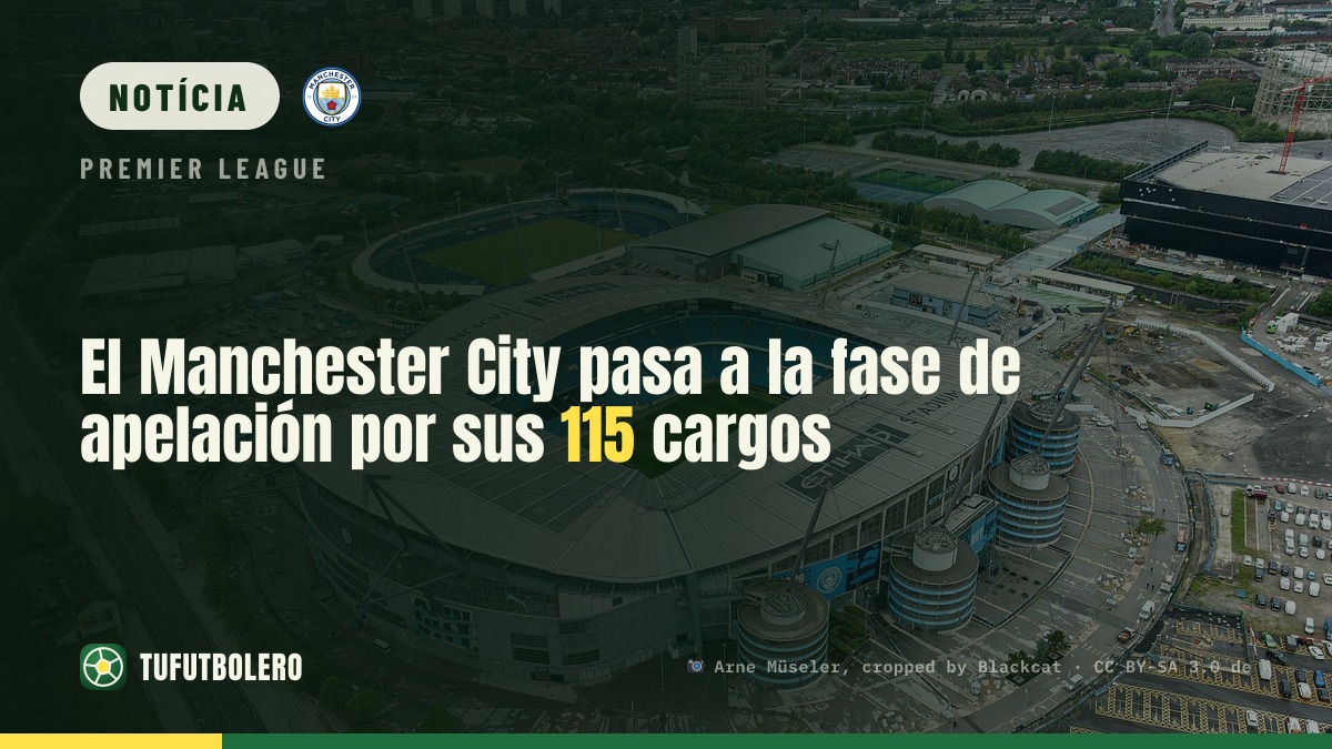 O Man City avança para a fase de recurso no caso de 115 acusações