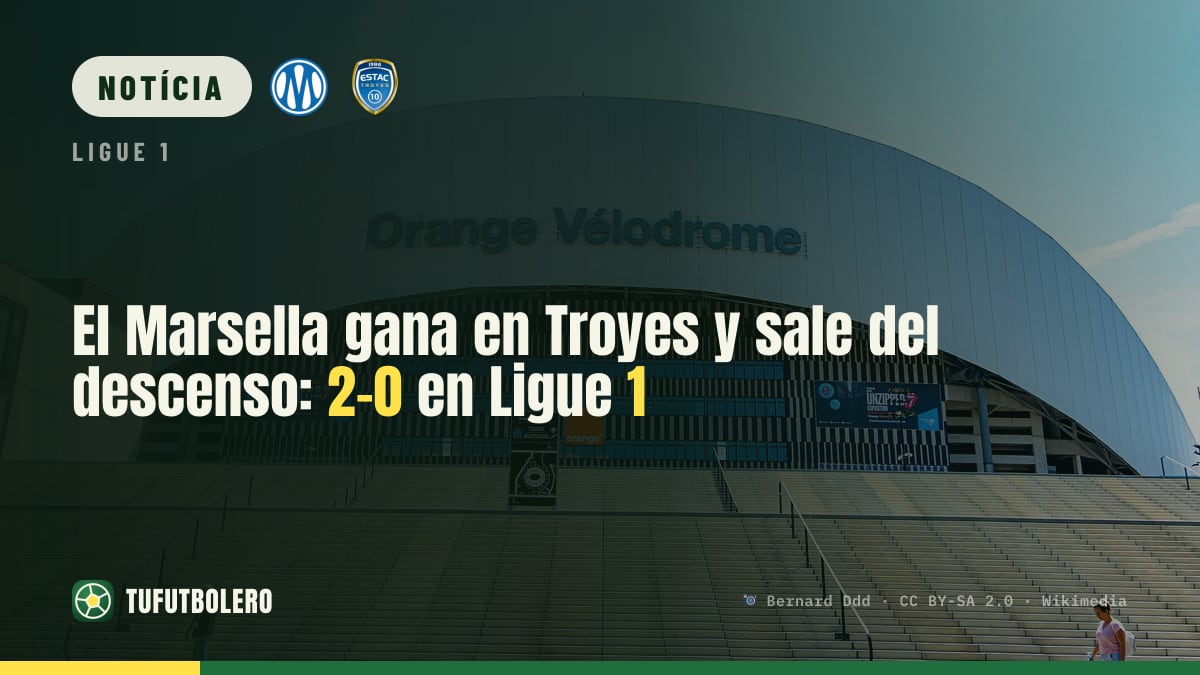 O Marselha bate o Troyes 2-0 e sai do fim da tabela na Ligue 1
