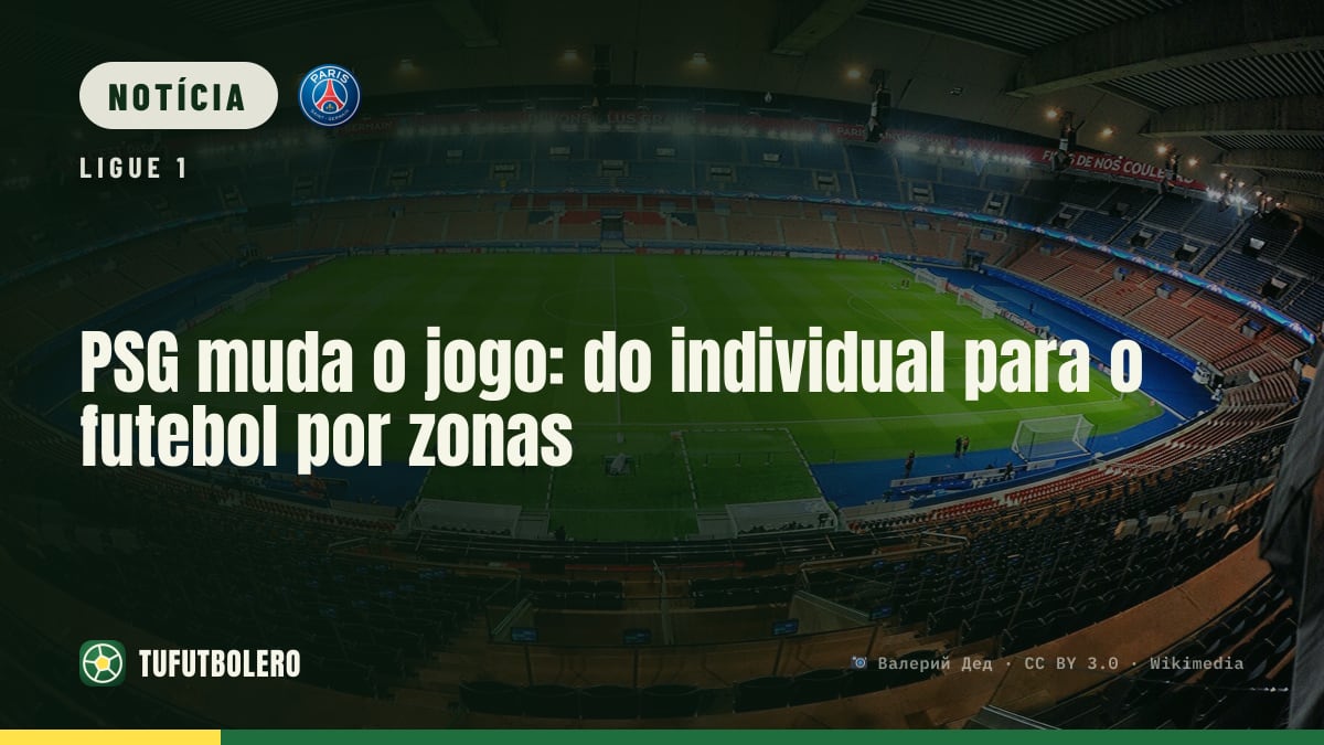 PSG muda o jogo: do individual para o futebol por zonas