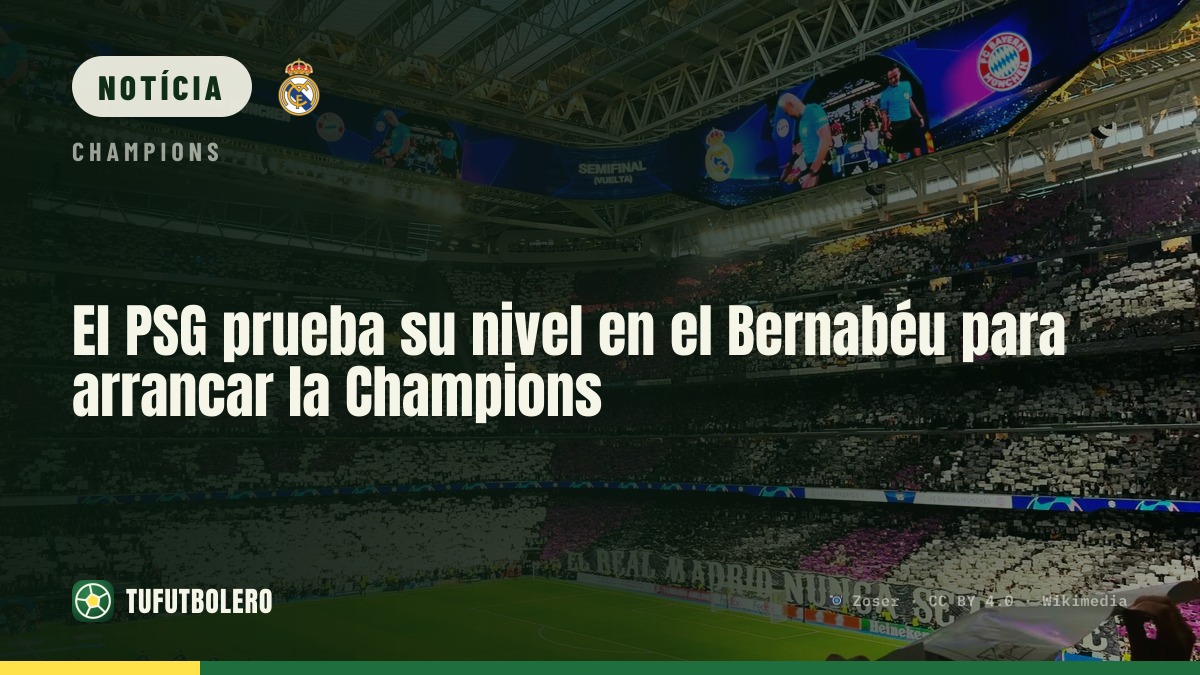 PSG faz teste no Bernabéu para começar a Champions