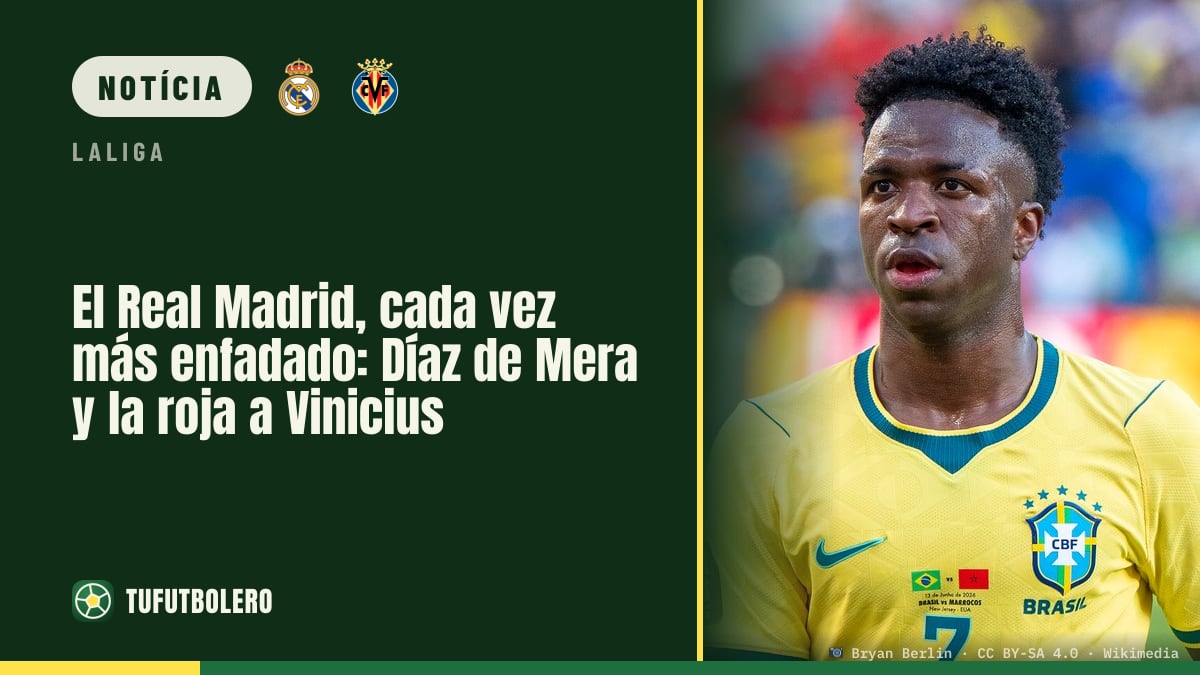 Real Madrid cada vez mais irritado: Díaz de Mera e a expulsão do Vinícius
