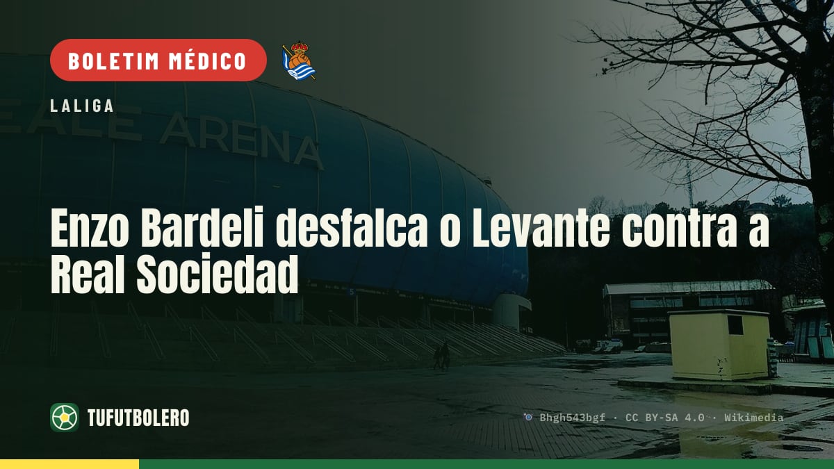 Enzo Bardeli desfalca o Levante contra a Real Sociedad