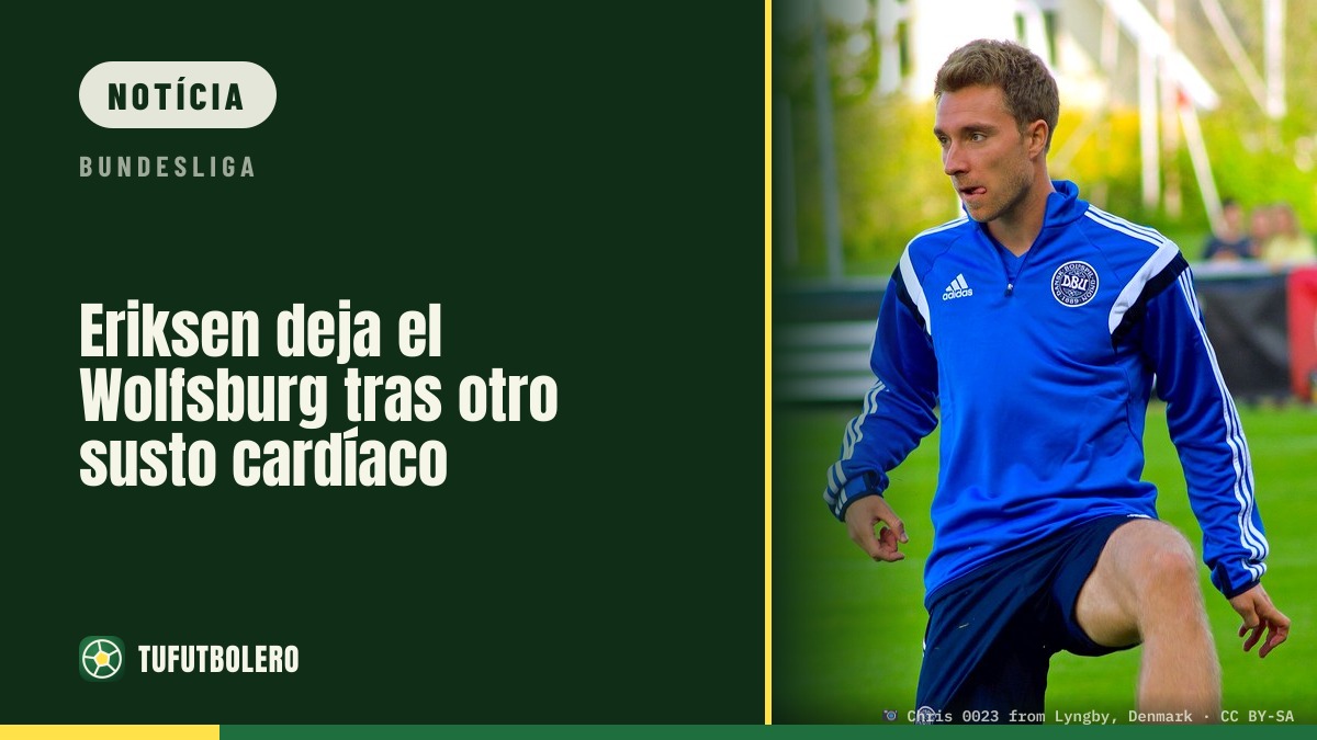 Eriksen deixa o Wolfsburg após novo susto cardíaco