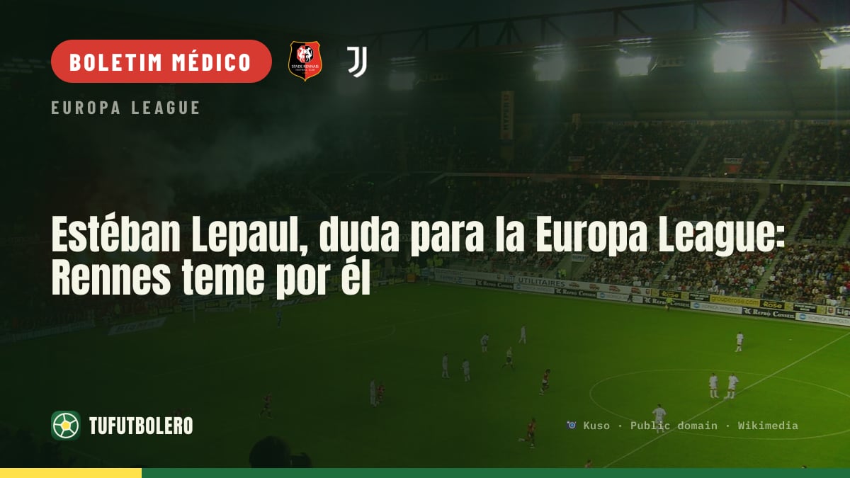 Estéban Lepaul é dúvida na Europa League: Rennes preocupa-se