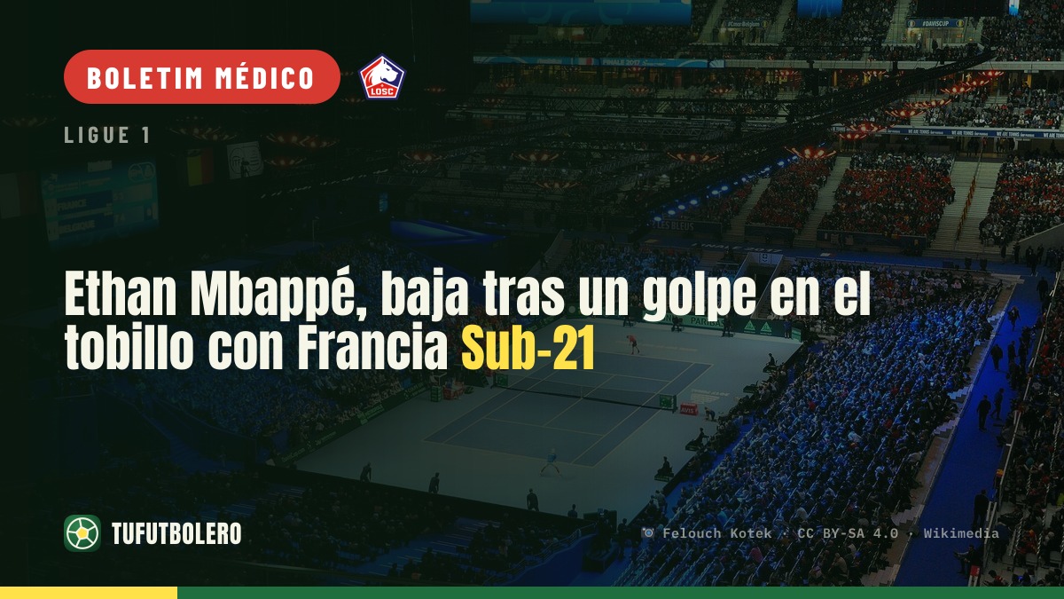 Ethan Mbappé sai lesionado após pancada no tornozelo com a França sub-21