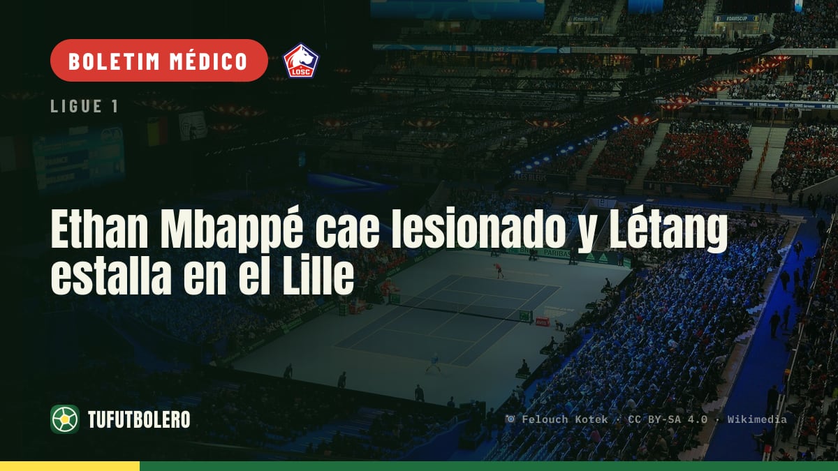 Lesão de Ethan Mbappé e a fúria de Létang no Lille